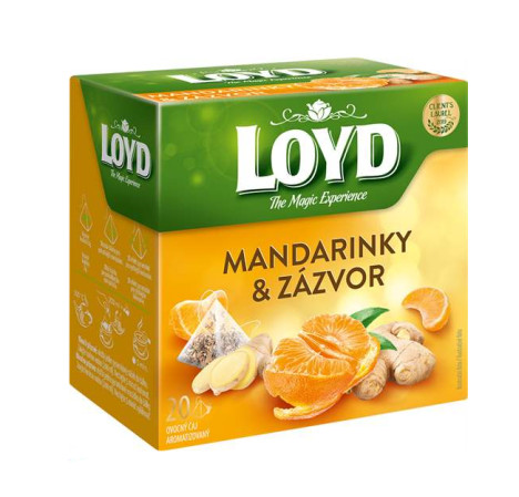 chi tiết Loyd Čaj ovocný mandarinka+zázvor 20x2g