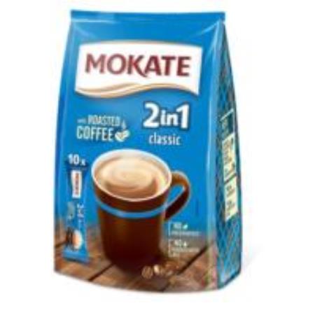 chi tiết Mokate káva 2v1 classic 10 x 14g