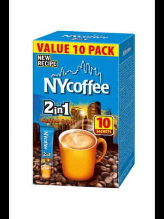 chi tiết NYcoffee 2v1 káva 10x10g