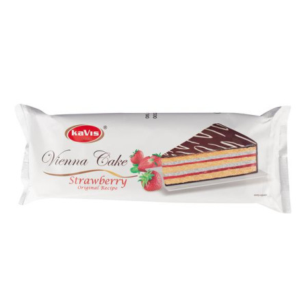 detail Kavis vienna strawberry cake 200g