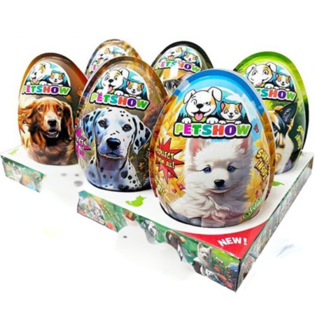 chi tiết Vajíčko XXXL - PET SHOW Plastic eggs 25gx6