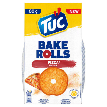 chi tiết Tuc Bake Rolls 80g pizza