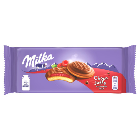 chi tiết Milka Piškoty s želé malinové 147g
