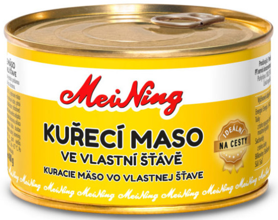 chi tiết MEI NING 400g Kuřecí maso