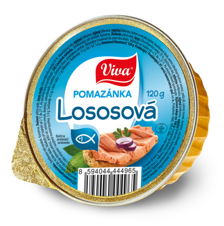 chi tiết VIVA Lososová pomazanká 120g