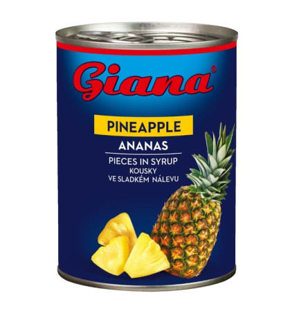 detail Giana Ananas kousky 580ml