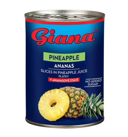 chi tiết Giana Ananas plátky 580ml
