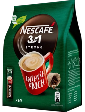 chi tiết Nescafe 3in1 Strong 10x16,5g