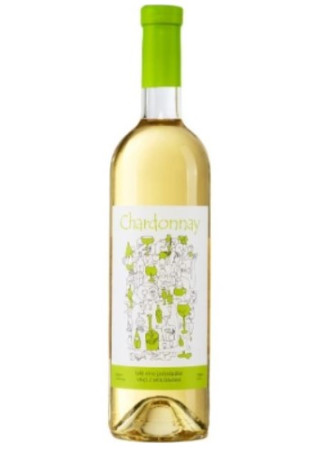chi tiết Chardonnay-Bílé víno polosladské 0,75l 12,5%