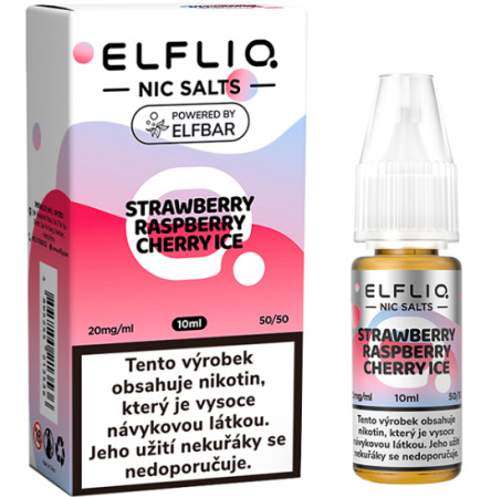chi tiết ELFLIQ 20MG STRAWBERRY RASBERRY CHERRY ICE 10ML