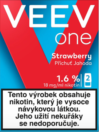 detail VEEV ONE 1000 POD 2KS STRAWBERRY 18MG