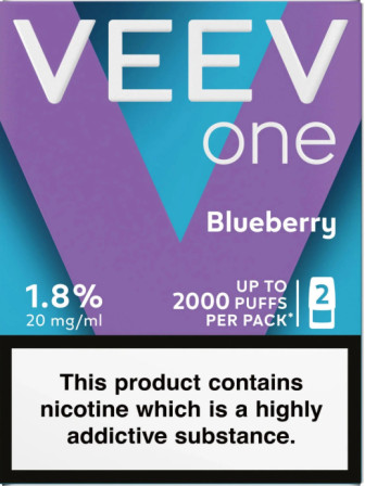detail VEEV ONE 1000 POD 2KS EXTRA BLUEBERRY 18MG