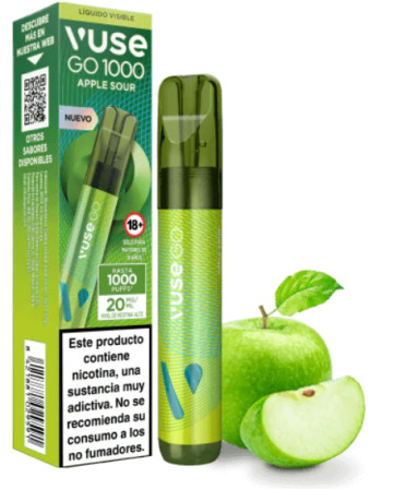 detail VUSE GO P1000 GREEN APPLE