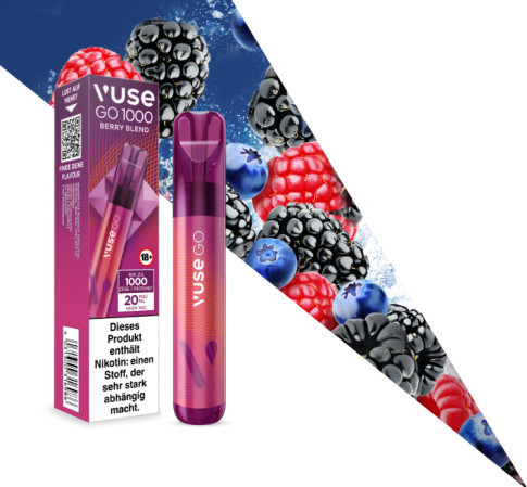 detail VUSE GO P1000 BERRY BLEND