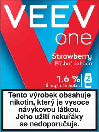 detail VEEV ONE 1000 POD 2KS STRAWBERRY 18MG