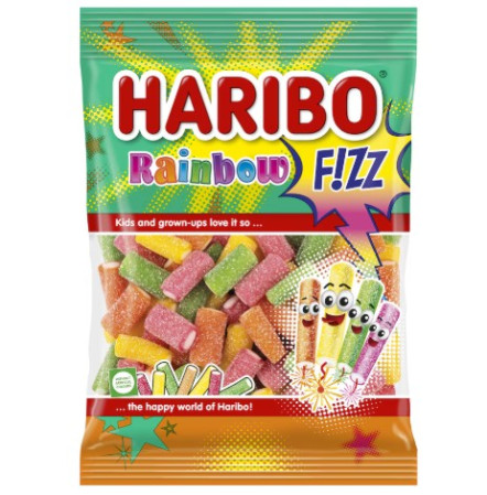 detail Haribo 85g Rainbow Fizz