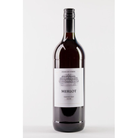 detail Zámec. Výběr Merlot 1L