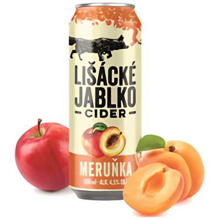 chi tiết Lišácké 500ml plech - Jablko + Meruňka