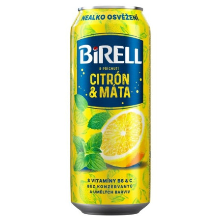 detail Birell 500ml plech - Citron/Máta