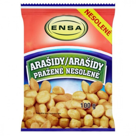 detail Dr.Ensa Arašídy Pražené 100g Nesolené - 20ks/kart