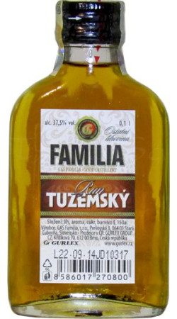 chi tiết Familia 0,1L Tuzemsky 37,5%
