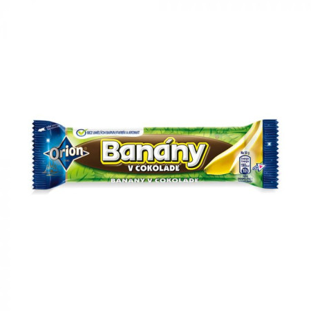 chi tiết ORION Banány v čokoládě 45g x 48