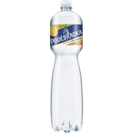 chi tiết Poděbradka 1,5L PET Pomeranč