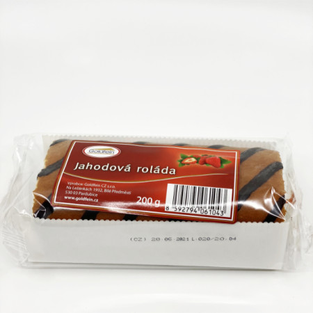 chi tiết Goldfein roláda jahodový 200g x 10ks