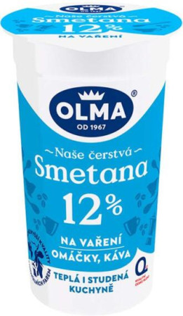 detail Olma Smetana na vaření 12% 200g