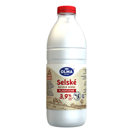 detail Olma Selské Mléko čerstvé 3,5% 1L PET