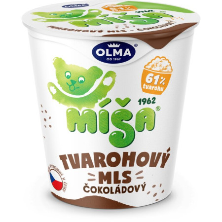 chi tiết Olma Míša Tvarohový Mls Smet. ČOKO 130g