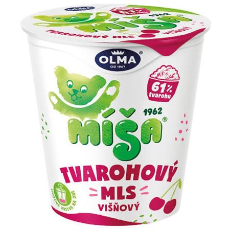 chi tiết Olma Míša Tvarohový Mls Višeň 130g