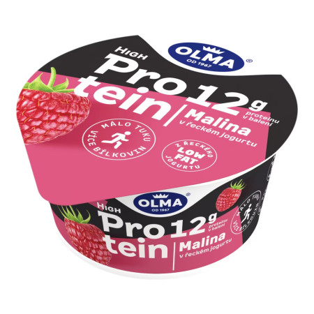 chi tiết Olma High Protein jogurt malina 150g