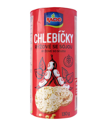 chi tiết RACIO Chlebíčky rýže + soja 130g