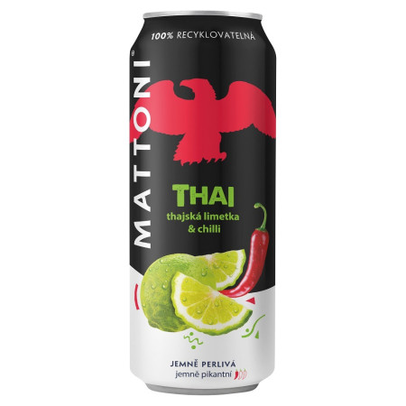 detail Mattoni 500ml plech - THAI limetka+chilli
