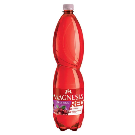 detail Magnesia PET RED brusinka 1,5L