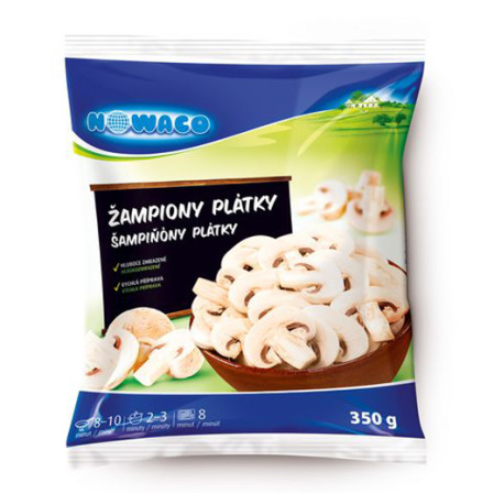 detail Nowaco Žampiony krájené plátky15 x 350 g