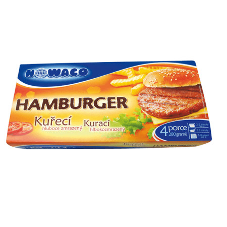 chi tiết Nowaco Kuř.Hamburger smaž.280g