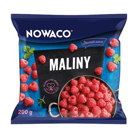detail NOWACO Maliny mražené 200g
