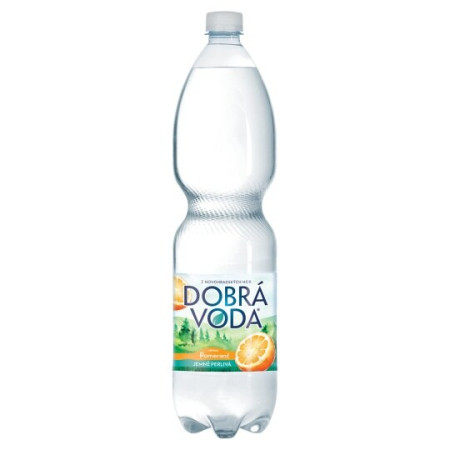 detail Dobrá voda 1.5l pomeranč
