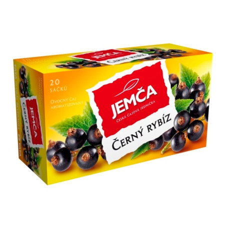 chi tiết JEMČA čaj 40g černý rybíz