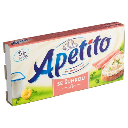 detail Apetito Tavený sýr šunka 140g