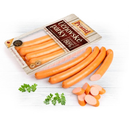chi tiết Prantl Učňovské párky 400g