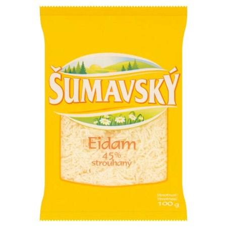 chi tiết Šumavský Eidam 45% Strouhaný 100g