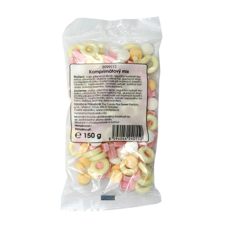 detail Komprimatovy mix 150g 40X