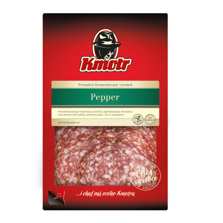 detail Kmotr Pepper krájeny 75g
