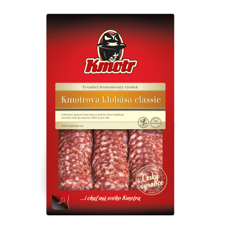detail Kmotr Kmo. Klobása Classic 75g