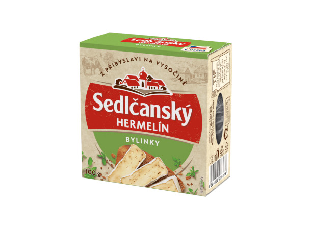 detail Sedlčanský Hermelín bylinky 100g
