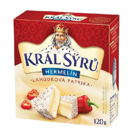 chi tiết Král Sýrů Hermelín paprika 120g