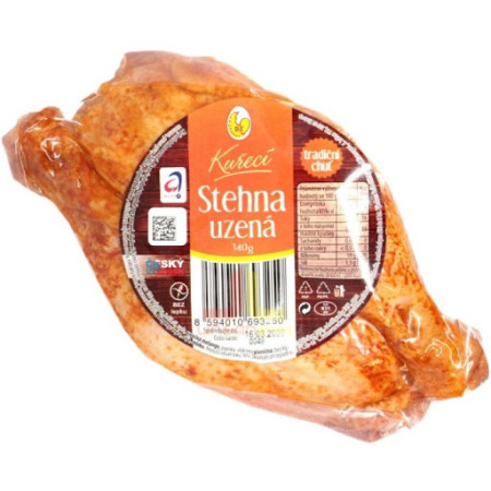 detail DZK Kuřecí Uzená Stehna 340g